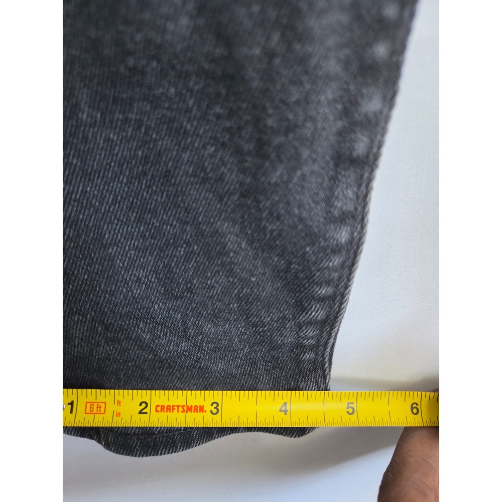 Zara Mens Skinny Fit Jeans Faded Black Denim - Picture 6 of 7